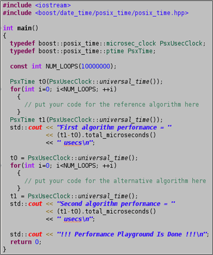 Performance Playground