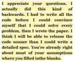 CodeBeforePaper